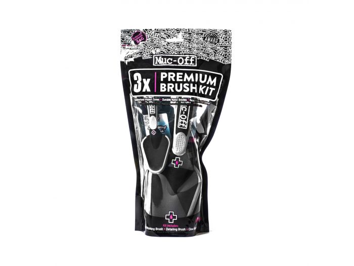 Borstelset Muc-Off, 3X Premium Brush kit main product photo