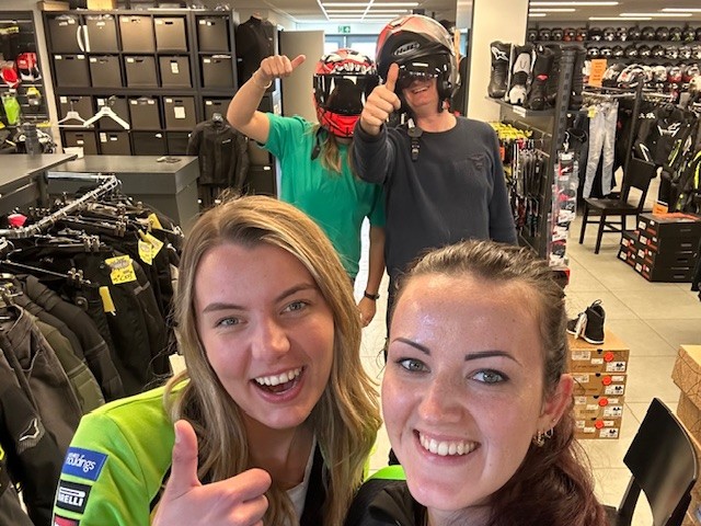 Thé motorcycle shop of the North